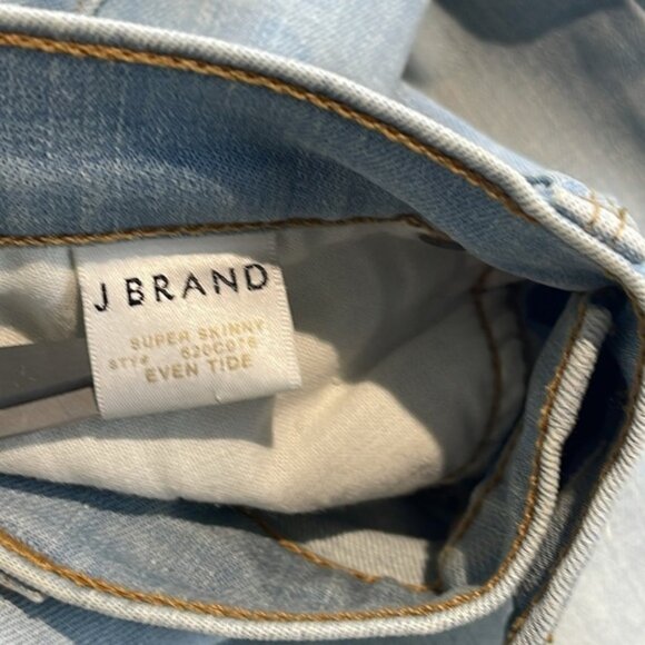 J Brand Jeans Super Skinny in Light Even Tide Size 27 - Picture 8 of 11